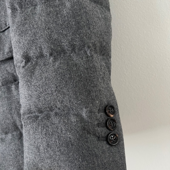 STUNNING Men's Moncler Puffer Grey Jacket Wool XXL (Size 5) Pristine Condition - Picture 4 of 16